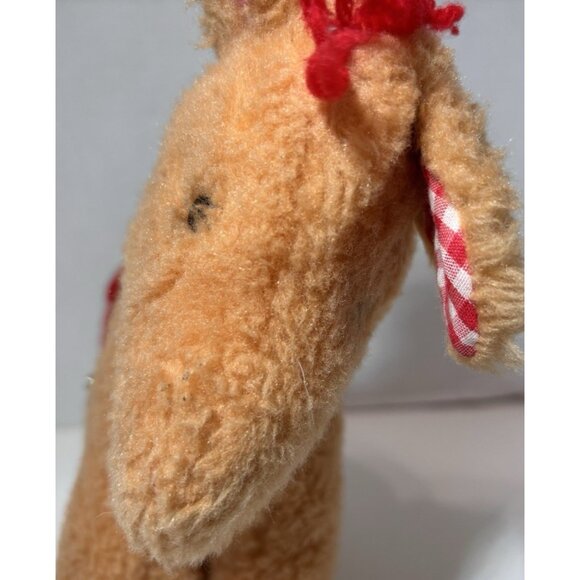 Vintage Eden Toys Waggie Musical Wind-Up Pony Horse Nursery Baby Yarn Hair - Picture 7 of 7